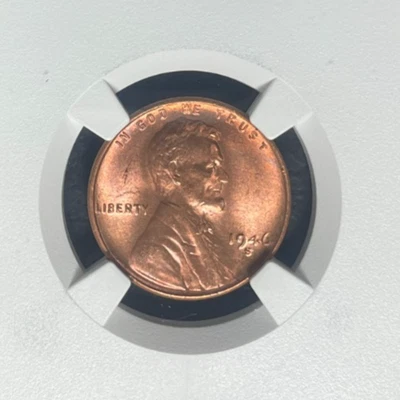 1946-S LINCOLN WHEAT CENT ~NGC MS 66 RB ~BEAUTIFUL COIN~ - Image 1 of 4