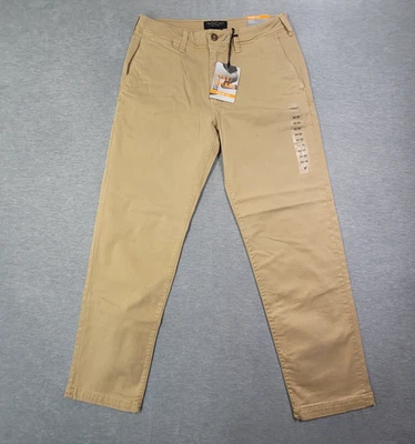 American Eagle Pants Mens 30x30 Beige Slim Straight Leg Stretch Flat Front NWT - Image 1 of 4