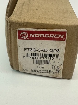 Norgren F73G-3AD-QD3 Filter 3/8" Port Size Pneumatic Air Filter New - Image 1 of 4