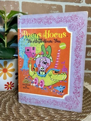 Vintage Upsy Downsy Pocus Hocus and the Magic House-Tree Mattel Storybook 1969 - Image 1 of 4