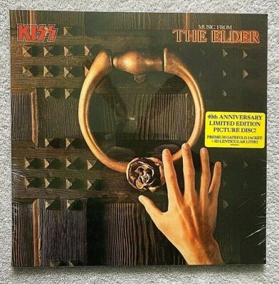 KISS Music From THE ELDER 40th Anniv Picture Disc LP Vinyl 3D Lithograph New OOP - Image 1 of 4