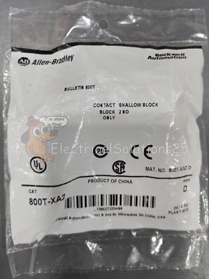 NUEVO ALLEN BRADLEY 800T-XA2 CONTACTO BLOQUE POCO PROFUNDO 2 SIN CONTACTOS - ENVÍO GRATUITO Foto 1 de 4