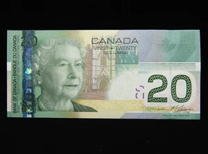 2004 $20 Dollar Canada Banknote BIA 5425769 Macklem Carney C UNC Printed 2011 - Picture 1 of 14