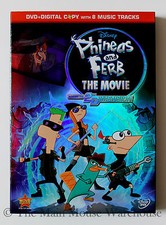 Disney Phineas & Ferb The Movie Across The 2nd Dimension Second Dimension DVD