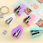 2Pcs ABS Mini Stapler Solid Color Small Paper Stapler New Keychain