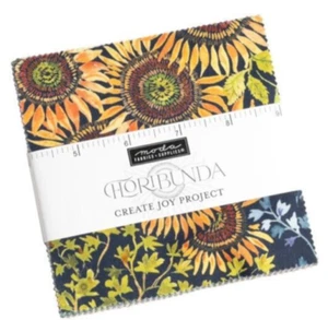 FLORIBUNDA 3 Charm Packs Moda Fabric Sew Quilt Cottagecore Create Joy 39800PP - Picture 1 of 19