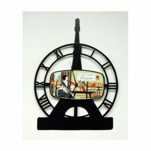 BRUYERE PERFUME PARIS 25" HEAVY DUTY USA METAL ADVERTISING LAYER WALL CLOCK - Picture 1 of 1