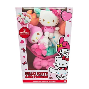 Hello Kitty And Friends Plush Flower Bouquet Valentine’s Day New in Box - Picture 1 of 1