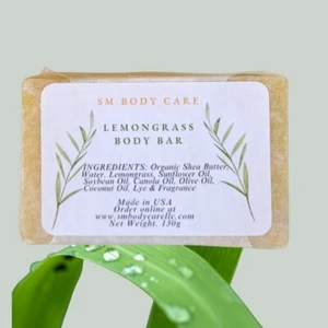 Lemongrass body bar soap 130g - Picture 1 of 5