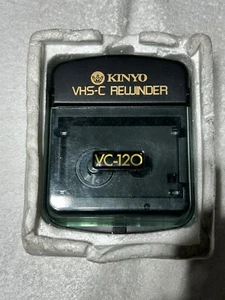 KINYO VHS-C Rewinder VC-120A VC-120 w/AC Adaptor VHS Rewinder Vintage VHS - Picture 1 of 5