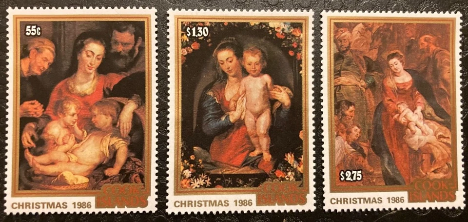 COOK ISLANDS 1986 CHRISTMAS SG1080-2 - Image 1 of 1