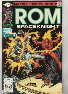 ROM SPACEKNIGHT #4 MARCH 1980 1ST APPEARANCE OF FIREFALL MARVEL COMICS GROUP - Imagen 1 de 2