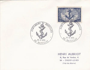 L16 - MARCOPHILIE - ENVELOPPE - CENTENAIRE DE BAZEILLES - 1970 . - Imagen 1 de 1