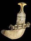 Jambiya , Original Arabic Dagger From Yemen Silver