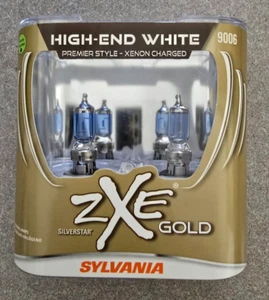 Sylvania 9006 SilverStar zXe Gold Halogen Headlight Pair Set 2 Bulbs NEW SEALED - Picture 1 of 3