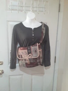 Vintage Kokopelli Shoulder Bag, Tapestry Y2K - Picture 1 of 12