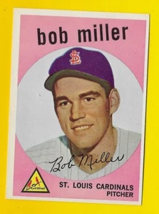 70082 	1959 Topps #379 Bob Miller CARDINALS EX/MT - Picture 1 of 3
