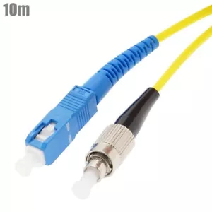 10M FC/UPC to SC/UPC Fiber Optic Single-Mode Simplex Optical Patch Cable Cord - Picture 1 of 1