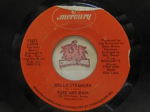 Fire And Rain – Hello Stranger / Somebody To Love, 45 RPM G/G+ (1N) - Picture 1 of 2