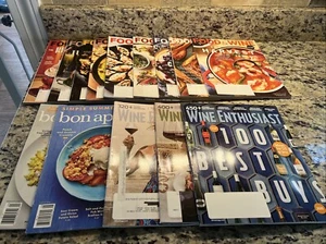 Lot of 14 Magazines Food & Wine 2020-2021 Bon Appetit & Wine Enthusiast See Pics - Picture 1 of 19