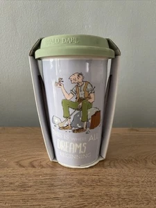 Roald Dahl The bFG Travel Mug, Double Walled Fine China Travel Cup - Picture 1 of 4