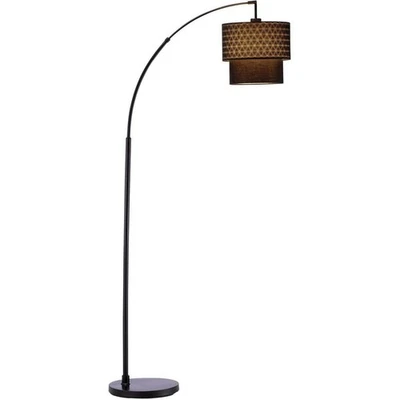 Adesso 3029-01 Gala 66 inch 150.00 watt Matte Black Arc Lamp Portable Light - Image 1 of 2
