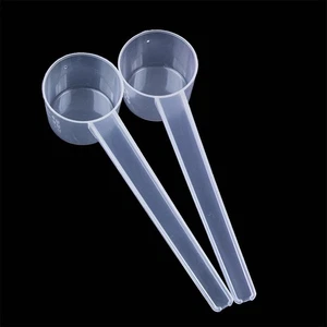  Clear Plastic Lightweight Measuring Spoon For Milk Powder And Liquid 5 Grams - Picture 1 of 4