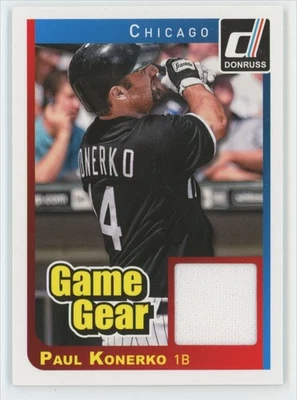 Paul Konerko 2014 Donruss Game Gear Jersey #33 Chicago White Sox - Image 1 of 3
