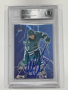 Will Smith Signed Fleer Ultra Thunder Clap Sharks Card Slabbed Beckett IP Auto a - Picture 1 of 3