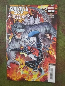 Godzilla vs Spider-Man 1 2nd Print Marvel Comic - Picture 1 of 1