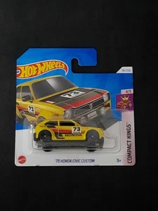 2024 Hot Wheels Short Card 73 Honda Civic Custom - Picture 1 of 8