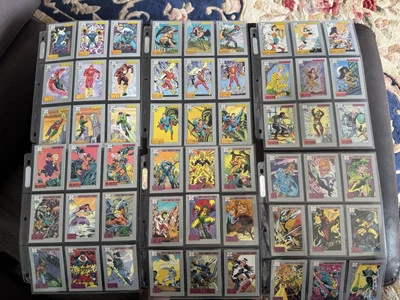 Cartões colecionáveis do Universo Marvel, DC Comics 1991 - #1-162 Imaculados - Imagem 1 de 3