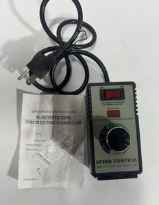 Electronic Voltage Regulator Stepless AC Motor Speed Controller 110V/220V - Picture 1 of 6