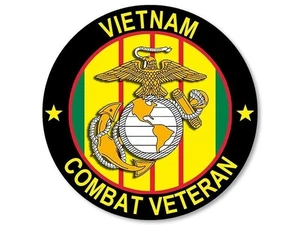 Vietnam Combat Vet 3" decal / FREE SHIPPING / Buy 2 Get 1 FREE - Picture 1 of 7