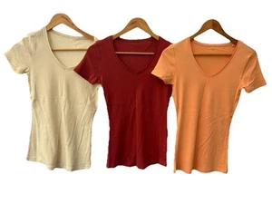 X3 Cotton T-shirts Size S 10 Short Sleeve Mix Colours Women’s - Picture 1 of 9