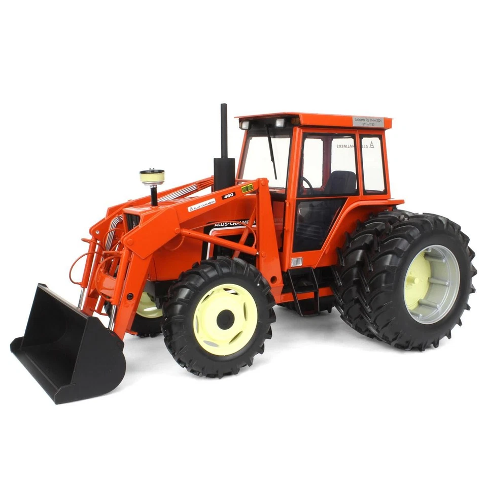 Speccast 1/16 Allis Chalmers 6070 Modellino Rearduals '24 Lafayette Toy Mostra - Immagine 1 di 4