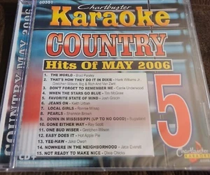 Chartbuster Karaoke Country August 2006 CB60351 CDG Paisley Williams Underwood - Picture 1 of 2