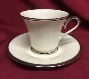 Lenox Moonspun Cup & Saucer Set - Picture 1 of 6