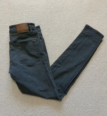 Volcom Mens Dark Denim Jeans Size W32 Skinny Tapered Fit  - Image 1 of 4