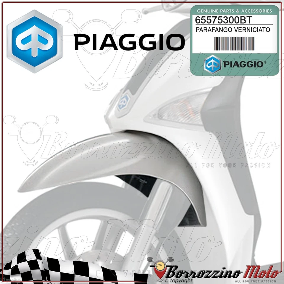 Parafango Avant Blanc 566 Original Piaggio Liberty 150 MOC 2009 - Photo 1/1