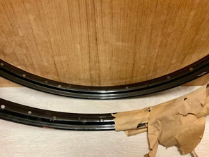 Vintage NOS authentic oldtimer cycle steel RIM set 26" historic antique Felgen - Bild 1 von 24