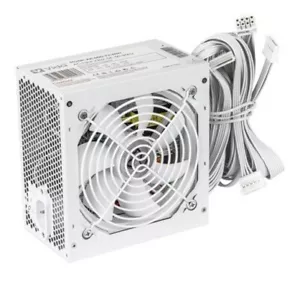 VIDA White PSU Power Supply 650W Computer Desktop PC ATX 120mm Fan PCI-E SATA - Picture 1 of 4