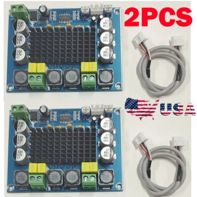 Placa amplificador de potencia de audio digital estéreo de doble canal 2 piezas TPA3116D2 2*120 W LO ÚLTIMO Foto 1 de 4