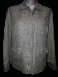RALPH LAUREN Womens Light Weight Suit Blazer Jacket Coat Size 10 Tan Brown Blend - Picture 1 of 10
