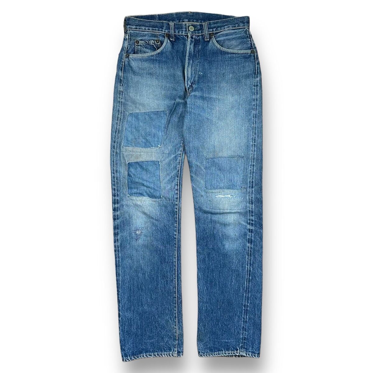 Vintage 1950s Levis Big E 501 ZXX Selvedge Denim Jeans Vintage 1950s Levis Big E 501 ZXX Selvedge Denim Jeans