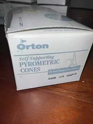 Orton Self Supporting Pyrometric Cones SSB 05 13 Cones For Testing Kiln Firing - Image 1 of 2