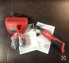 NEW Milwaukee 2457-20 M12 Cordless 3/8" Ratchet Tool (2) 12v Batteries & Charger