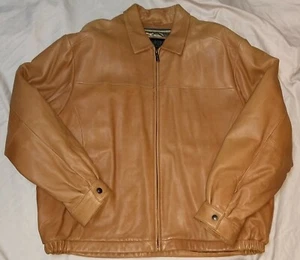 Wilsons Leather Jacket Pelle Studio Thinsulate Ultra Mens Vintage Lined Coat - Picture 1 of 20
