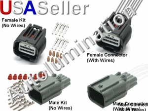 Connector Acura Honda Fog Light Headlight Parking 8 Pin Position Male Female - Picture 1 of 1