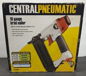 Central Pneumatic 5/8”- 2" 18 Gauge Finish Brad Nailer Brand - Picture 1 of 14